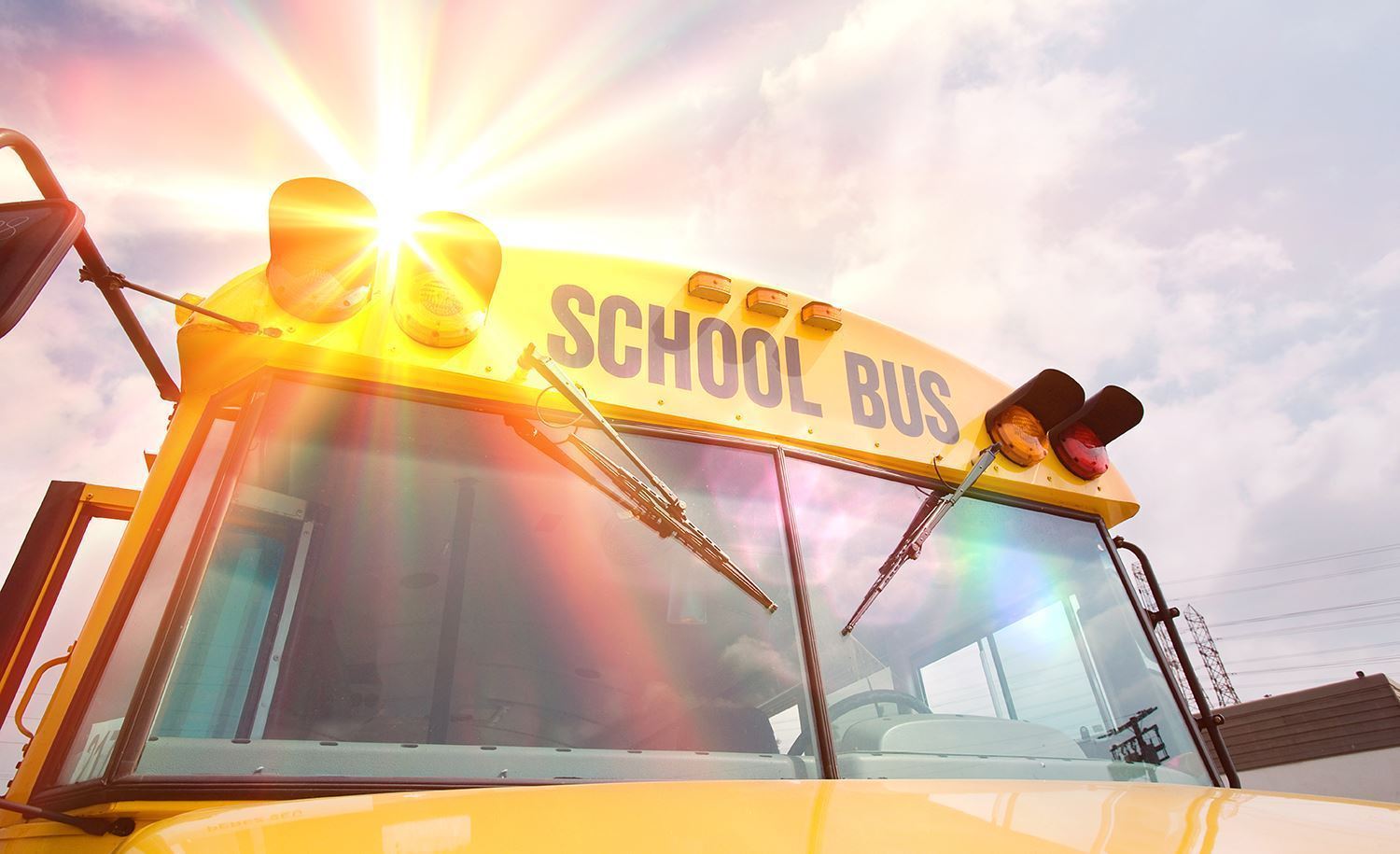  School Bus with solar flair 