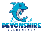 Devonshire Elementary's Dolphin mascot