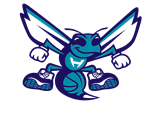 Hornets Nest Elementary blue and purple hornet mascot logo