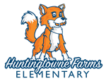 Huntingtowne Farms Fox mascot logo