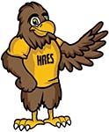 Hawk Ridge Elementary's school mascot