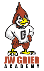 JW Grier Cardinal mascot logo