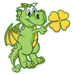 Shamrock dragons mascot